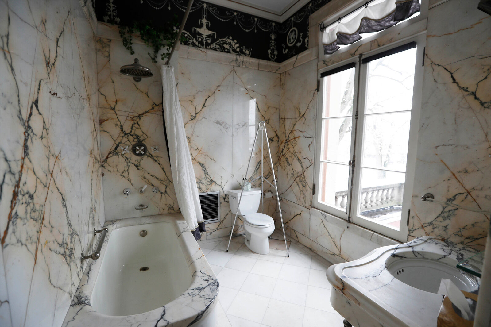 The master bath